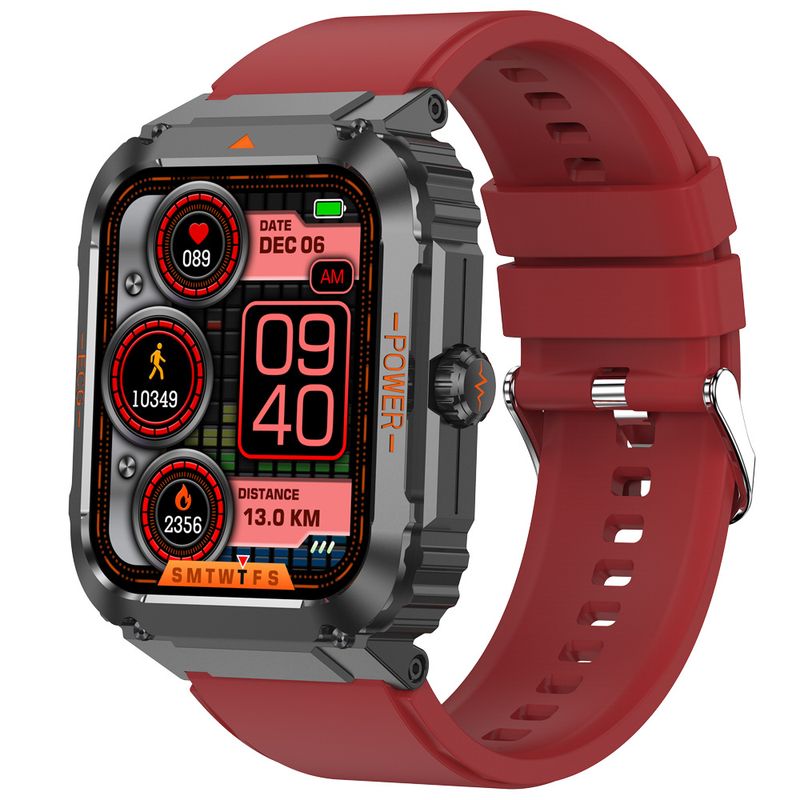 Smarta klockor Smartklocka Utomhus Tre Proof Bluetooth-samtal EKG Elektrokardiogram Blodsocker Puls Kroppstemperaturövervakning Träning_voghion.com