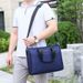 Men's Handbags Horizontal Canvas Oxford Cloth Briefcase One Shoulder Messenger Computer File Commuter Bag_voghion.com