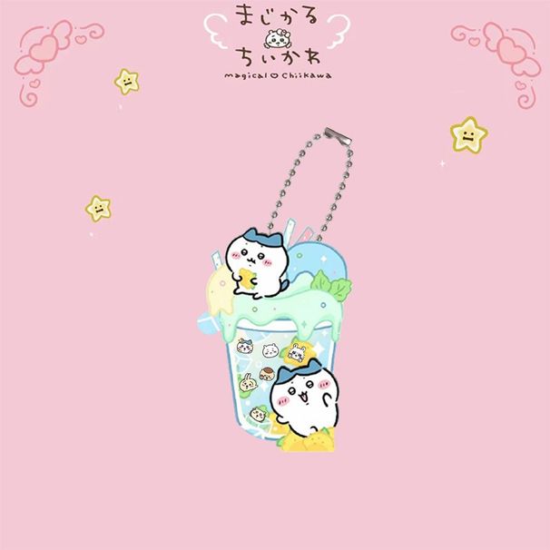 Zaino portachiavi Shaker in acrilico Chiikawa in collaborazione con DQ, esteticamente squisito_voghion.com