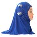 Cross Border Beautiful 2 To 6 Year Old Little Girl Headscarf Arab Hat Six Flowers Little Girl Hijab H075_voghion.com