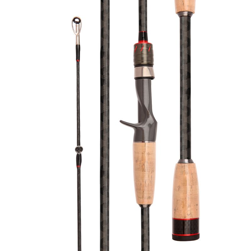 M Tuned Black Angelrute Casting Rod M Cross Carbon Cloth Angelrute Carbon Lure Rod Lure Rod_voghion.com