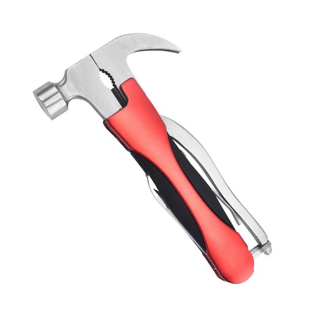 Ground Multi-Functional Nail Puller Life-Saving Pliers Multi-Use Outdoor Camping Claw Hammer_voghion.com