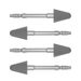 4 Pieces Drawing Tips Easy Installation No Scratches Screen Protectors Smooth Gliding For Lenovo Precision Pen 3 Styluses_voghion.com