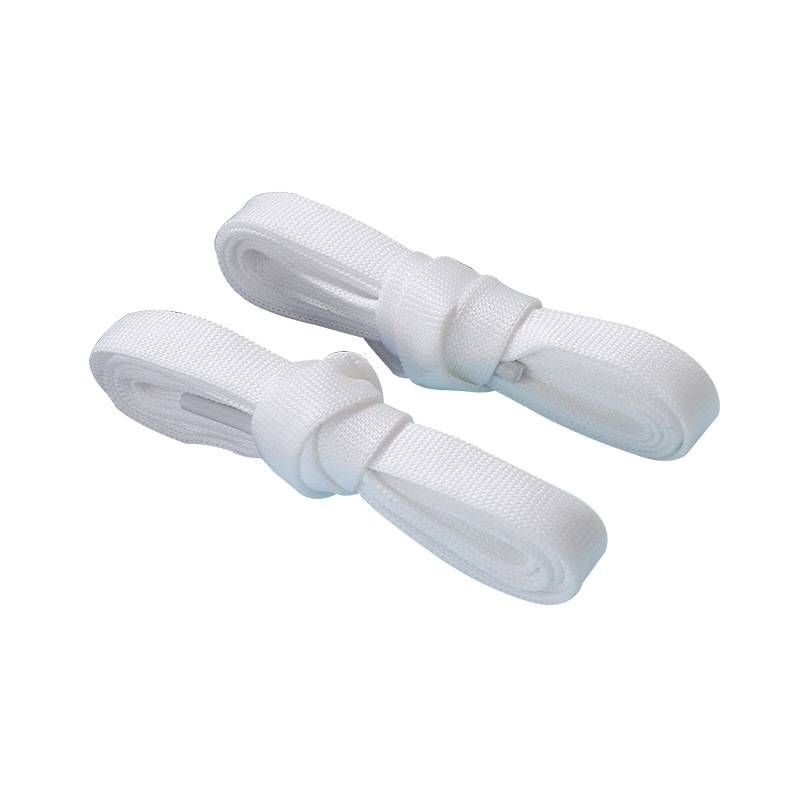Shoelaces Small white shoes Sneakers sneakers Men's and women's white shoelaces Flat all-matching pure white shoelaces rope_voghion.com