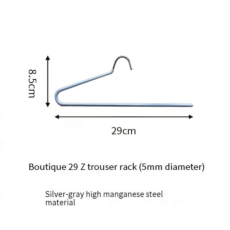 Ruimtebesparende, uitschuifbare broekenrek - Robuuste, bovenaan gemonteerde, uitschuifbare kastorganizer voor de garderobekast (verstelbare lengte en soepele schuifrail)_voghion.com