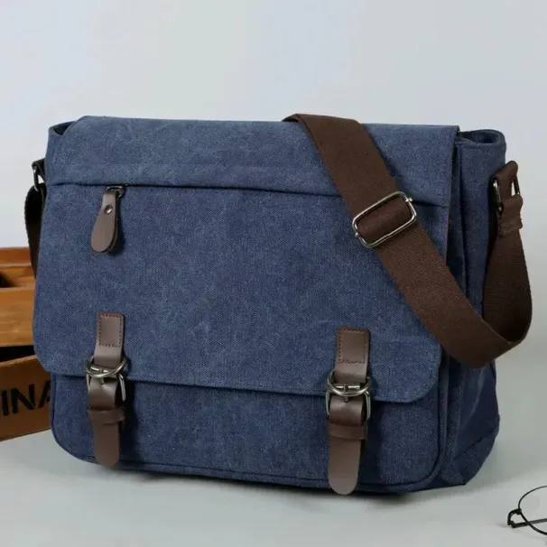 Messenger Bag Herren Business Tragbare Schulter Canvas Crossbody Pack Retro Casual Büro Satchel Reisetaschen Kit Vintage_voghion.com