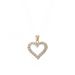 new multi-color love diamond jewelry bride necklace suit heart-shaped earrings necklace jewelry suit_voghion.com