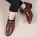 2025 New Men's Formal Shoes Plus Size Moccasins Pointed Toe Man Leather Shoe Classic Wedding Shoes Office Business Casual Shoes_voghion.com