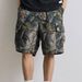 Men's Casual Camo Cargo Shorts – Japanese-Inspired Drawstring Utility Shorts With Breathable Cotton (Green, M-3XL)_voghion.com