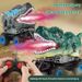 Wireless RC Dinosaur Truck – Stunt Spray Car With LED Lights, Rechargeable Battery, Off-Road Monster Toy For Boys & Girls (2.4GHz Remote Control)_voghion.com