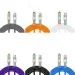 4-In-1 Super Fast Charging With Colorful Breathing Light Type-C Silicone Mobile Phone Data Cable_voghion.com