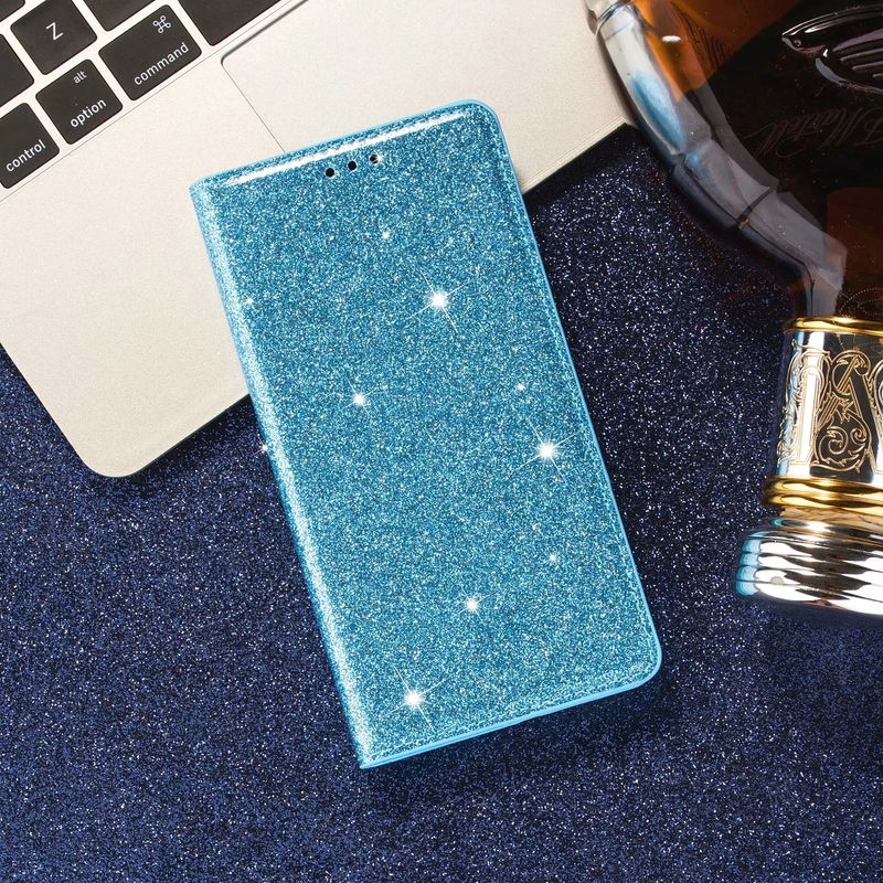 Custodia Glitter Bling per Huawei P20 P30 P40 Compagno 10 20 Pro Lite P Smart 2019 Y6 Y7 2019 Honor 8A Portafoglio di vibrazione Fonda Proteggi_voghion.com