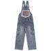 Man's clothing Vintage embroidery patchwork striped pocket cargo jumpsuit denim suspenders for men and women_voghion.com