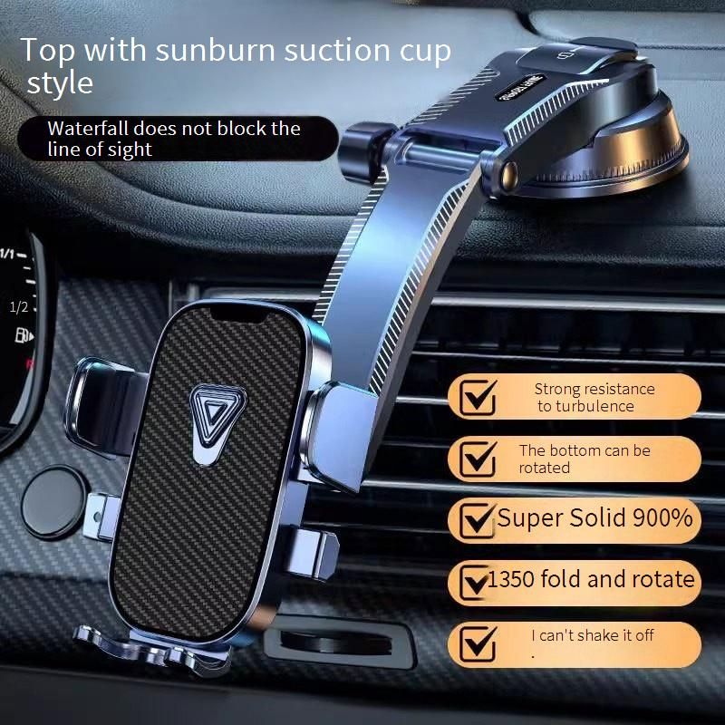 EITAI Car Phone Holder Mount, Dashboard Suction Cup Stand For Smartphones, 360° Adjustable Universal Windshield Phone Mount For All Cars_voghion.com