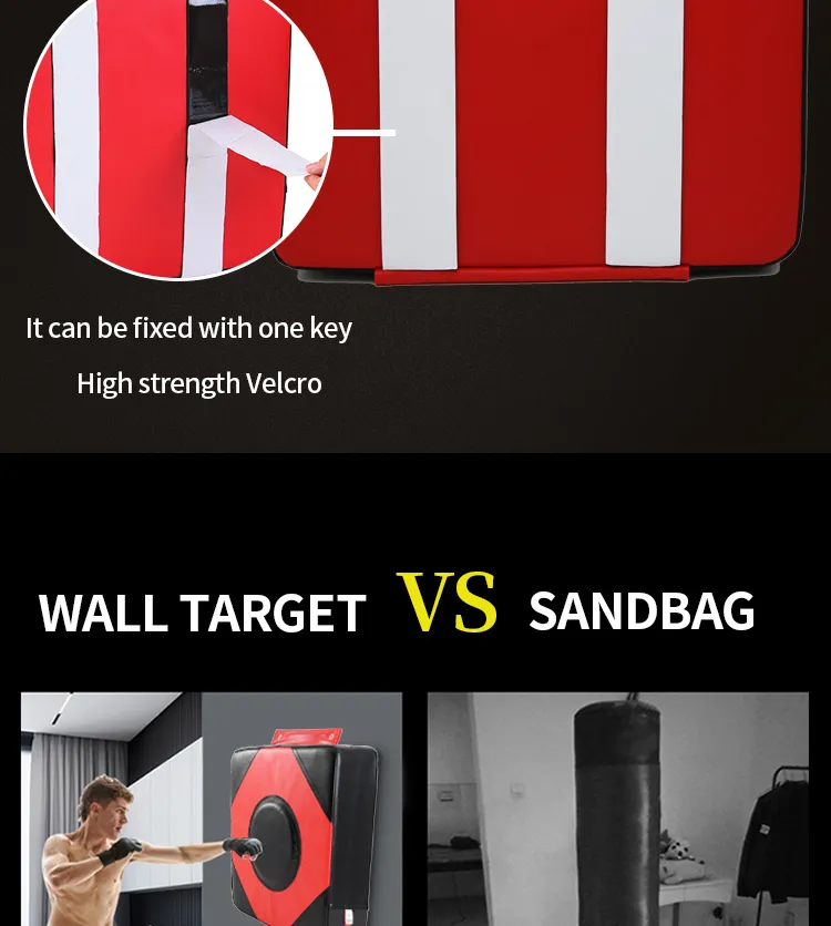 Leather Wall Punching Pad Boxing Punch Target Training Sandbag Sports Dummy Punching Bag Fighter Martial Arts Fitness_voghion.com