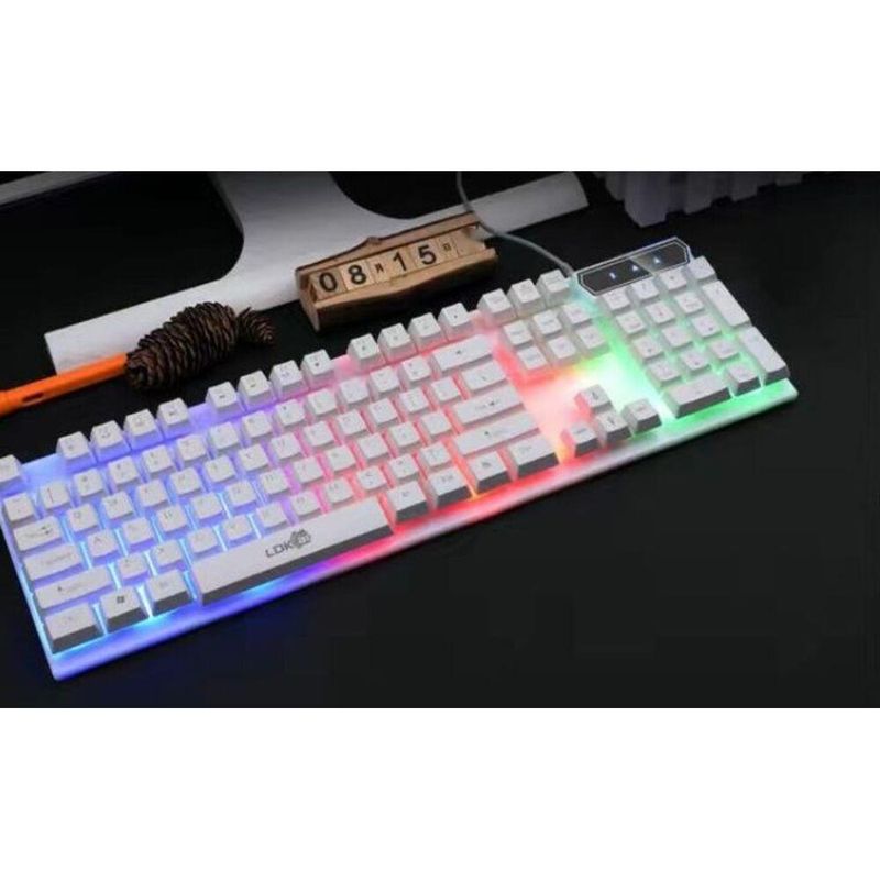 Mechanical Feel Keyboard Mouse Set For Gaming Desktop Computer Laptop Wired Office Dedicated Typing Home Use_voghion.com