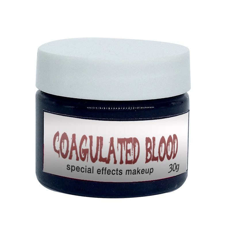 Oggetti di scena cinematografici e televisivi di Halloween Falso sangue secco Inchiesta Zombie Trucco Crema al plasma_voghion.com