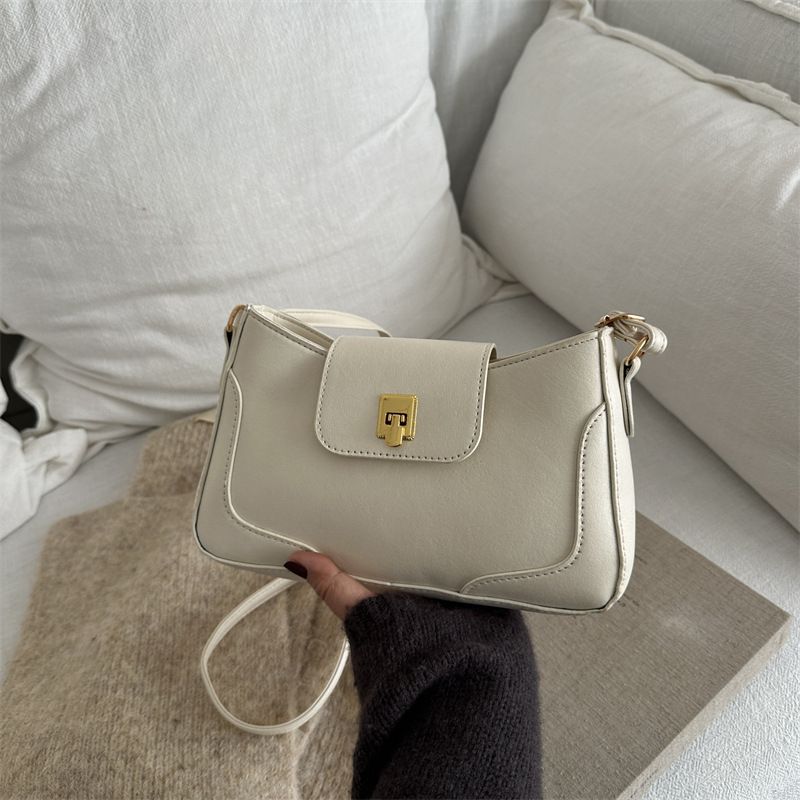 borsa a tracolla piccola quadrata tendenza moda femminile semplice tinta unita borsa da donna borsa da lavoro_voghion.com