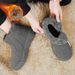Stivali da neve invernali in cotone 2025, scarpe da uomo, scarpe alte in velluto di cotone ispessito, stivali da esterno caldi casual antiscivolo in cotone, scoppiati_voghion.com