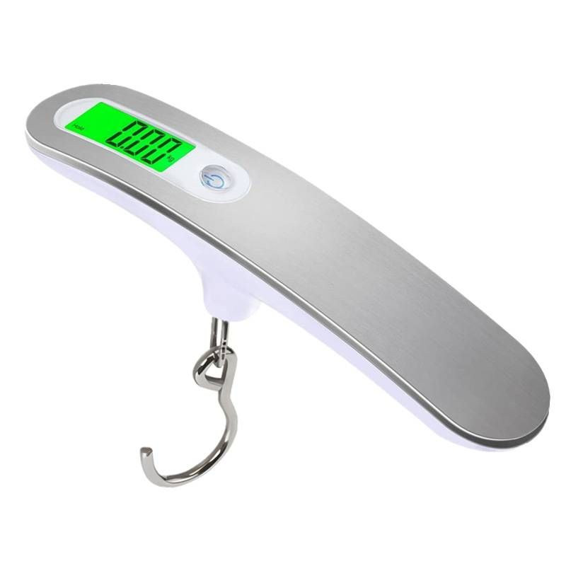 Digital Hanging Scale, Plastic Material, Battery Powered (1*CR2032 Battery）, Portable Weight Measurement Tool For Home And Outdoor Use_voghion.com