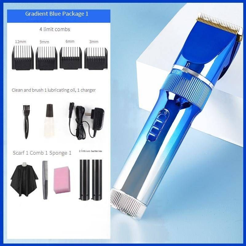 MC-M6 Professional Hair Clipper For Men & Kids - Ceramic Blade, Dual Power (Cordless/Corded), 390 Motor - Barbershop & Home Use With Bonus Cape_voghion.com