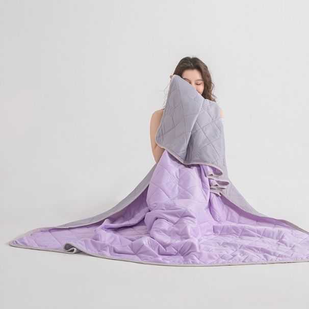 Cooling Silk Ice Cream Summer Blanket - Lightweight & Breathable Air Conditioning Comforter_voghion.com