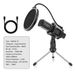 USB-Kondensator-Kit 48 kHz PC-Mikrofon mit Typ-C-Schnittstellenstativ für die Aufnahme von Spielen, YouTube-Streaming und Gesang_voghion.com