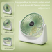 Ventilatore da scrivania regolabile USB - Multi-angolo Semplice Alta Potenza del vento Concentrata per la casa_voghion.com