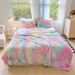 Long Flurry Fleece Blanket Flannel Double Layer Blanket Quilt Cover Super Soft_voghion.com