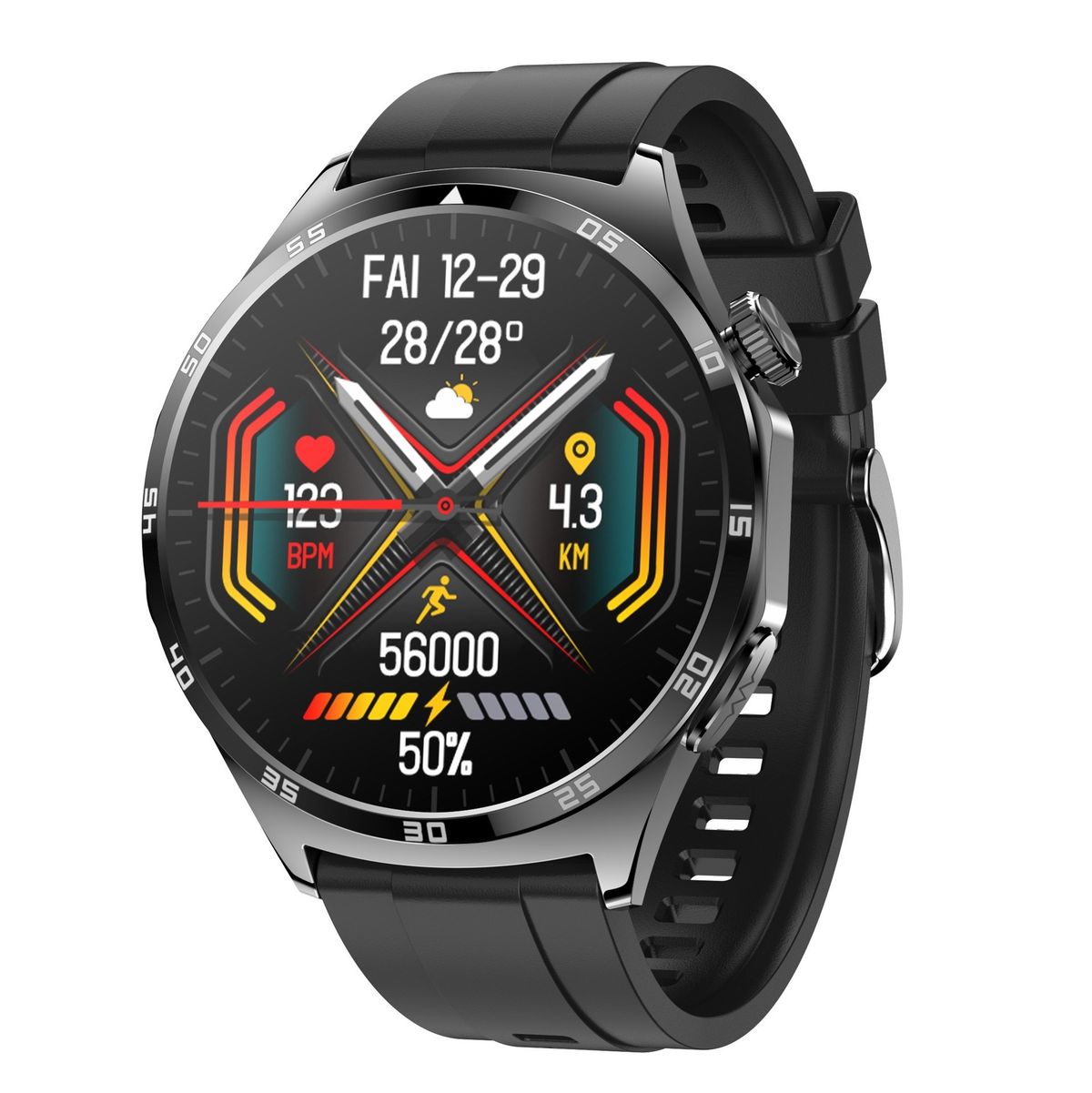 New Smartwatch ECGPPG ECG, Body Temperature, Blood Oxygen, Heart Rate, Blood Oxygen Detection, Bluetooth Call Smartwatch_voghion.com