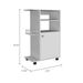 Napenthe 1-Shelf Kitchen Cart With Caster White_voghion.com