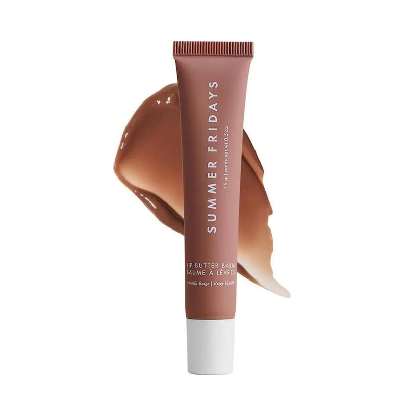Summer Fridays Lip Butter Balm - Mască de buze și balsam de buze pentru hidratare, strălucire și hidratare instantanee - Îngrijire liniștitoare a buzelor._voghion.com