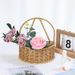 Creative Hand Woven Wall Mounted Basket Single Layer Multi Layer Wall Mounted Multi Purpose Basket Wall Mounted Storage Basket_voghion.com