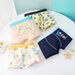 Barnunderkläder Partihandel Barnunderkläder Pojkar Pure Cotton Boxer Tecknad Mellan- och Stora Barn Student Pojke Boxershorts Sommar_voghion.com