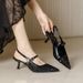 Women's Shoes Internet celebrity hot selling fashion sequined pointed stiletto heels for womennew all match high heeled shoes_voghion.com