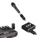 Sistema trasmettitore ricevitore wireless per microfono UHF Connessione XLR Batteria ricaricabile integrata per microfono dinamico_voghion.com