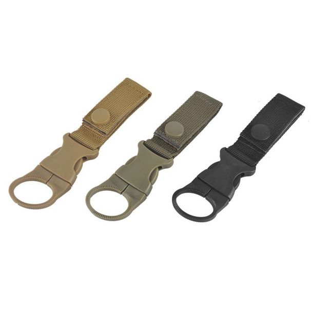 Outdoor Hook Portable Mineral Water Rope Multi functional Small Bottle Belt Backpack Quick Hanging Buckle_voghion.com