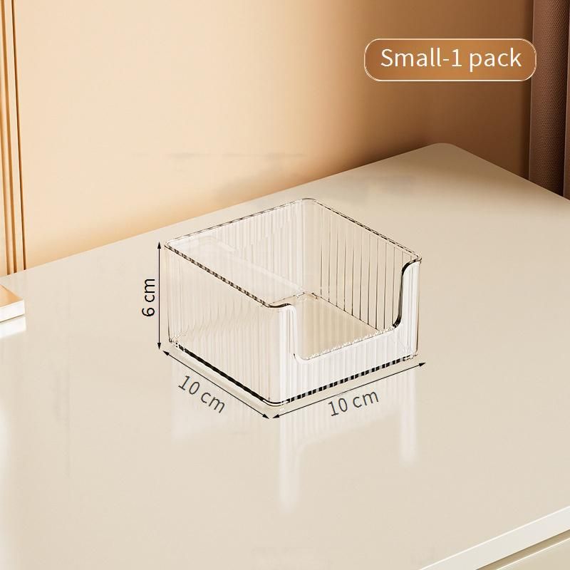 Mājas uzlabošana Kosmētika Storage Box Net Celebrity Home Desktop lūpu krāsa Ādas kopšanas produkti Klasifikācija Rack Caurspīdīga kosmētikas kaste_voghion.com