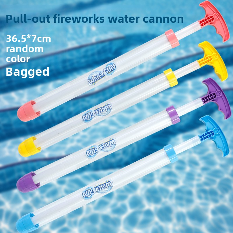 Pull & Spray Multi-Hole Water Blaster Toy – Fun Foam Water Gun For Kids Outdoor Beach & Pool Play (21.5cm/33cm/38cm)​_voghion.com