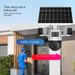 Câmera de segurança solar 4G com lente tripla, visão noturna inteligente de 600 megapixels, IP66 à prova d'água, monitoramento remoto para residências, fazendas e lagos_voghion.com