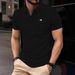 Men's Clothing Business Casual Short Sleeved Top_voghion.com
