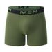 Men's Underwear Platform 7 Pieces Of Men's Solid Color Fashion Basic Underwear Large Size Youth All Match Long Boxer Shorts_voghion.com