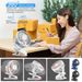 3 Speeds Mini Cooling Fan USB Rechargeable Clip On Desk Baby Stroller Portable_voghion.com