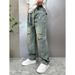 Jeans strappati e rovinati da uomo – Vestibilità rilassata, leggera ed estiva con coulisse in vita (blu, S-3XL)_voghion.com