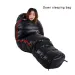 Very Warm White Goose Down Filled Adult Mummy Style Sleeping Bag Fit For Winter Thermal 4 Kinds Of Thickness Camping Tra_voghion.com