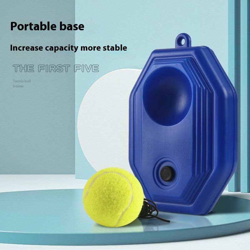 Tennis Sports Essential: Single Player High Elasticity Self-Return Set For Beginners Practical Must-Have_voghion.com