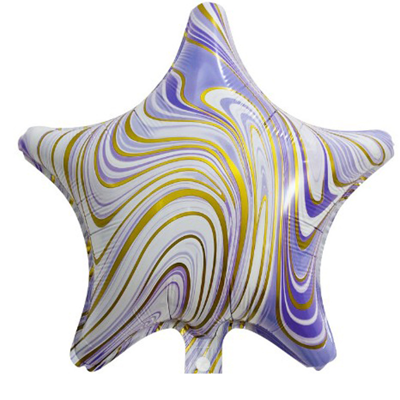 Agaatpatroon Ballonketting Verjaardagsvlaggenset Feestbijeenkomst Layout Live Achtergronddecoratie Ballon_voghion.com