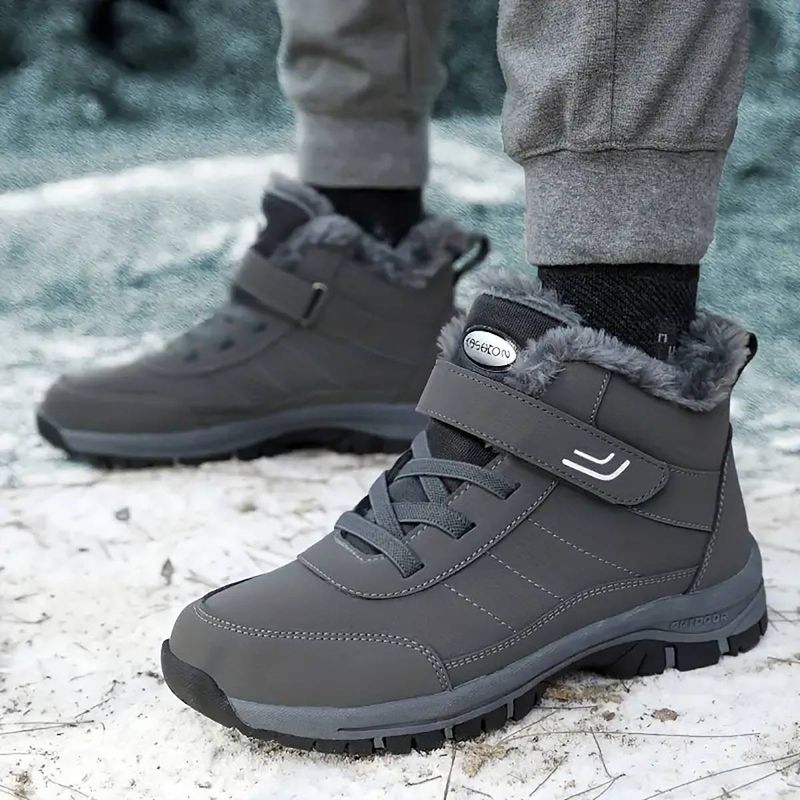 Neue Schuhe für ältere Menschen Herbst und Winter High Top Plus dicke Baumwollschuhe Sport rutschfeste Wanderschuhe Mutter Schneestiefel Liebhaber_voghion.com