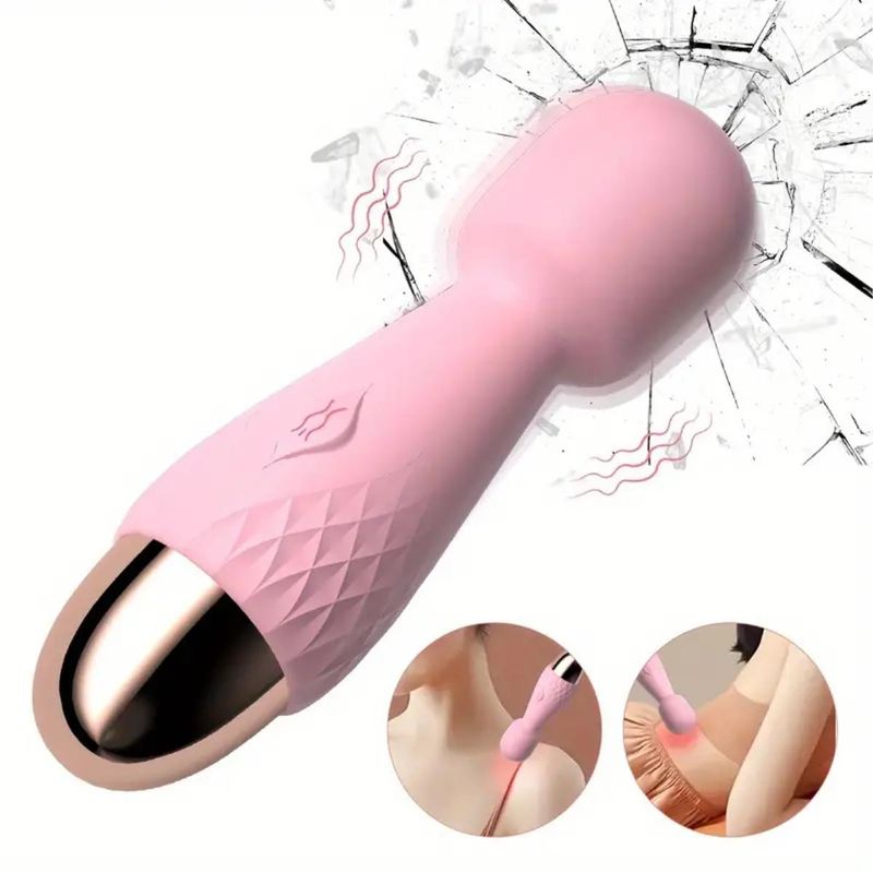 10Tongue Licking+10 Vibration Female Massage Stick Masturbator Sex Toys, Silent And Portable_voghion.com
