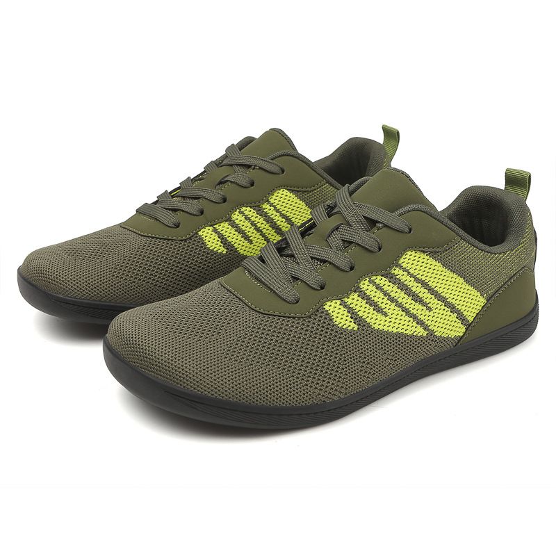 Breathable Knit Wide Toe Barefoot Shoes With Soft Sole For Men And Women - Lightweight, Slip-Resistant, Comfortable For Running, Walking_voghion.com